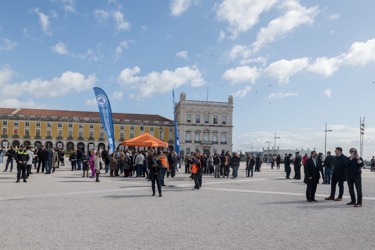 Baixa de Lisboa tem novo sistema de aviso e alerta de Tsunami - Terreiro do Paço