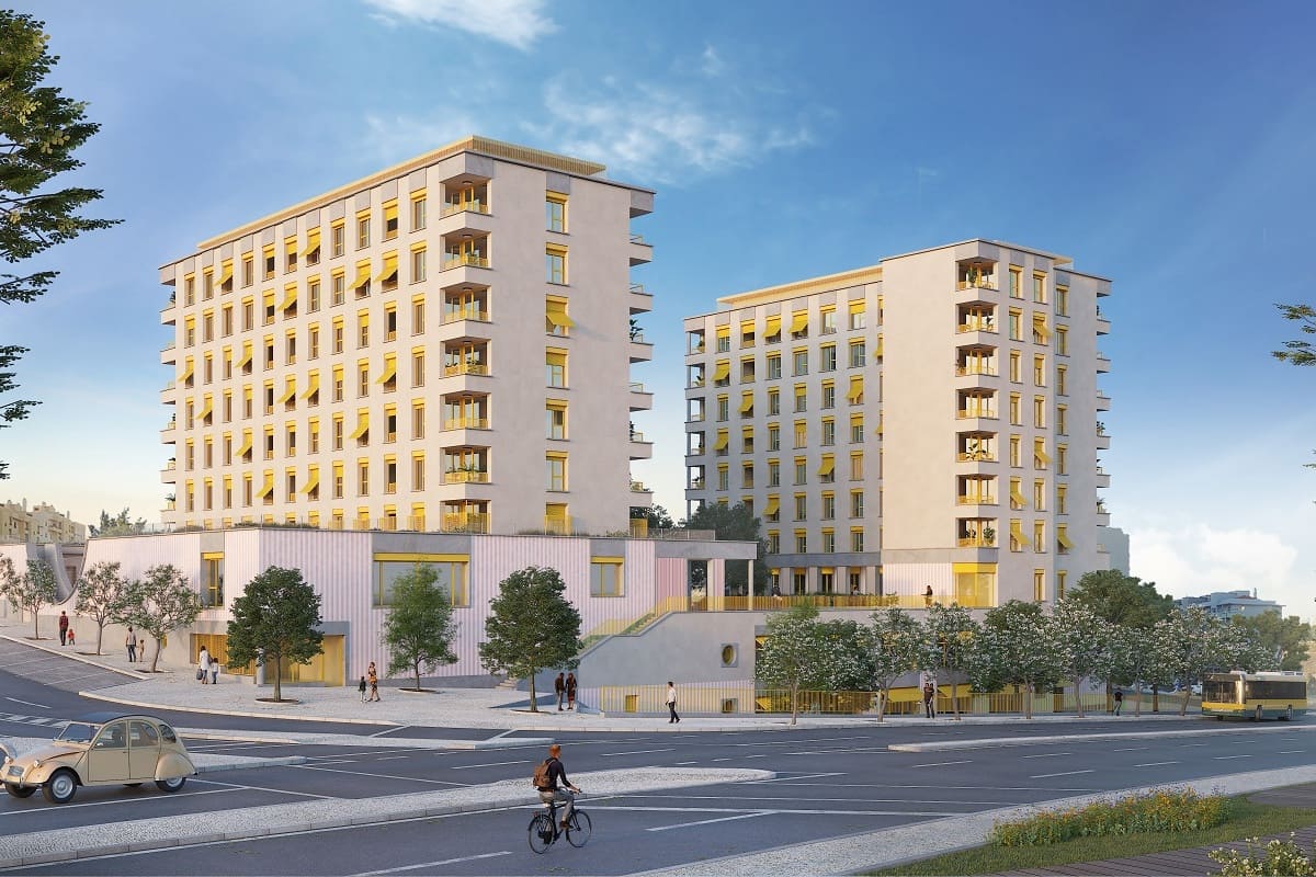 Avenida Carlos Pinhão, Marvila - Imagem 3D © Oitto