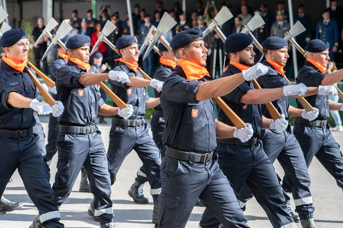 Cerimónia de Passagem a Pronto de 53 recrutas do RSB - Quartel da 3.ª Companhia, em Alvalade