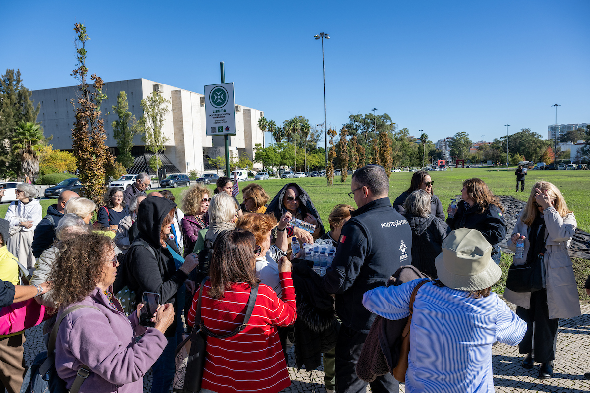 Exercício em Pontos de Encontro de Emergência