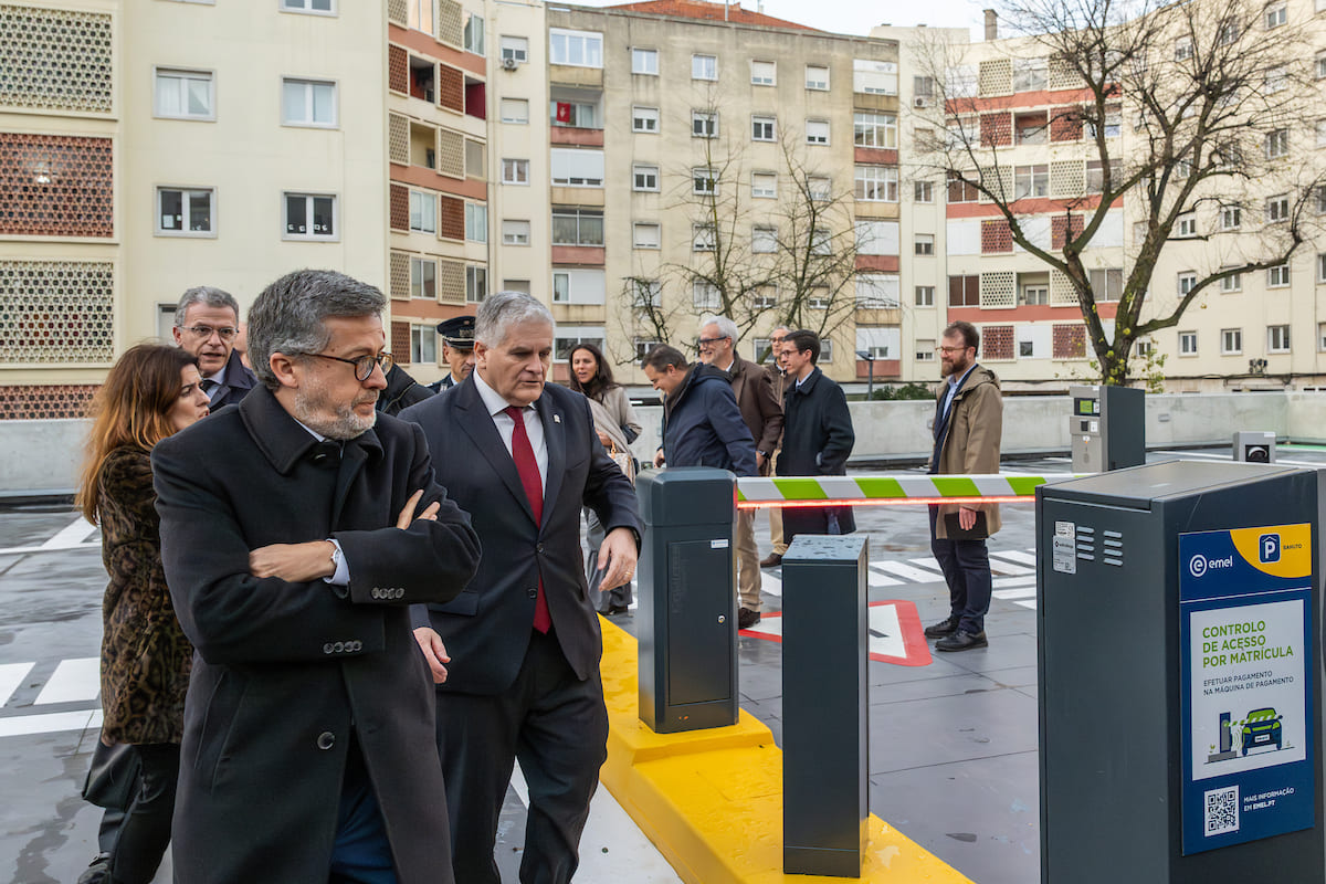 O parque de estacionamento do Bahuto foi inaugurado pelo presidente da Câmara Municipal de Lisboa, Carlos Moedas