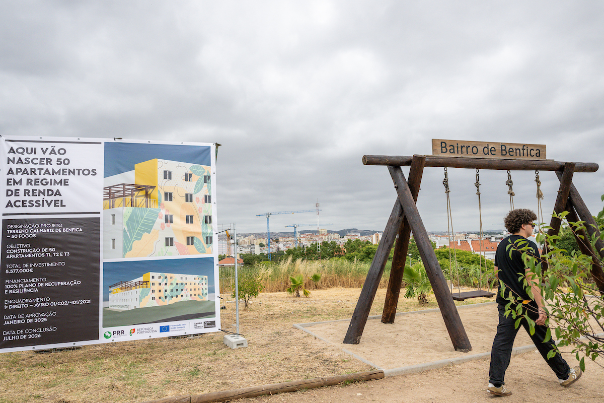 No Calhariz de Benfica vão ser construídas 50 novas habitações para Renda Acessível