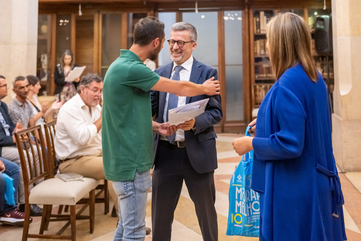 Cerimónia de entrega de 28 chaves no âmbito dos programas de habitação em Lisboa - Paços do Concelho