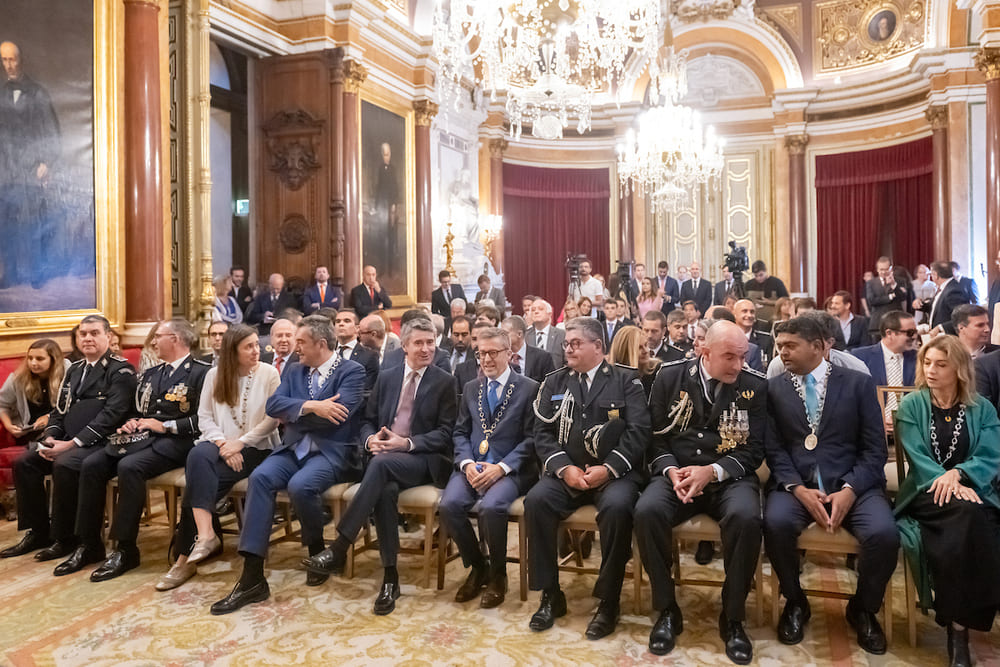 Tomada de posse do comandante da Polícia Municipal de Lisboa, superintendente José Figueira - Salão Nobre dos Paços do Concelho