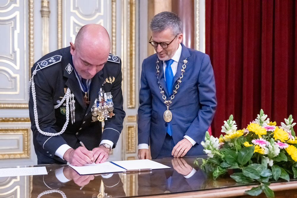 José Carvalho Figueira é o novo comandante da Policia Municipal - Salão Nobre dos Paços do Concelho