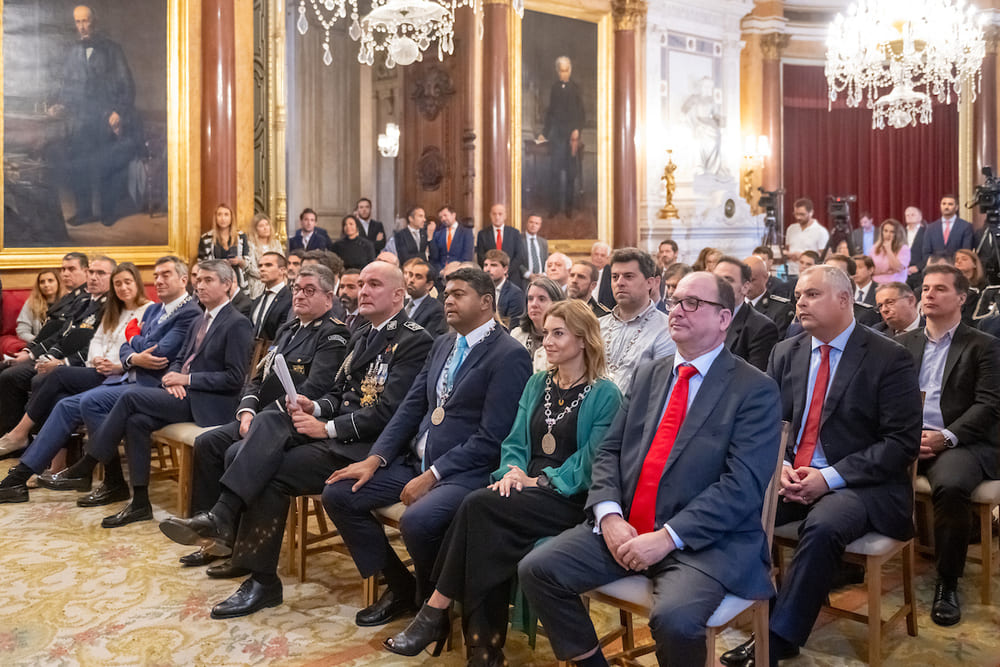 Tomada de posse do comandante da Polícia Municipal de Lisboa, superintendente José Figueira - Salão Nobre dos Paços do Concelho