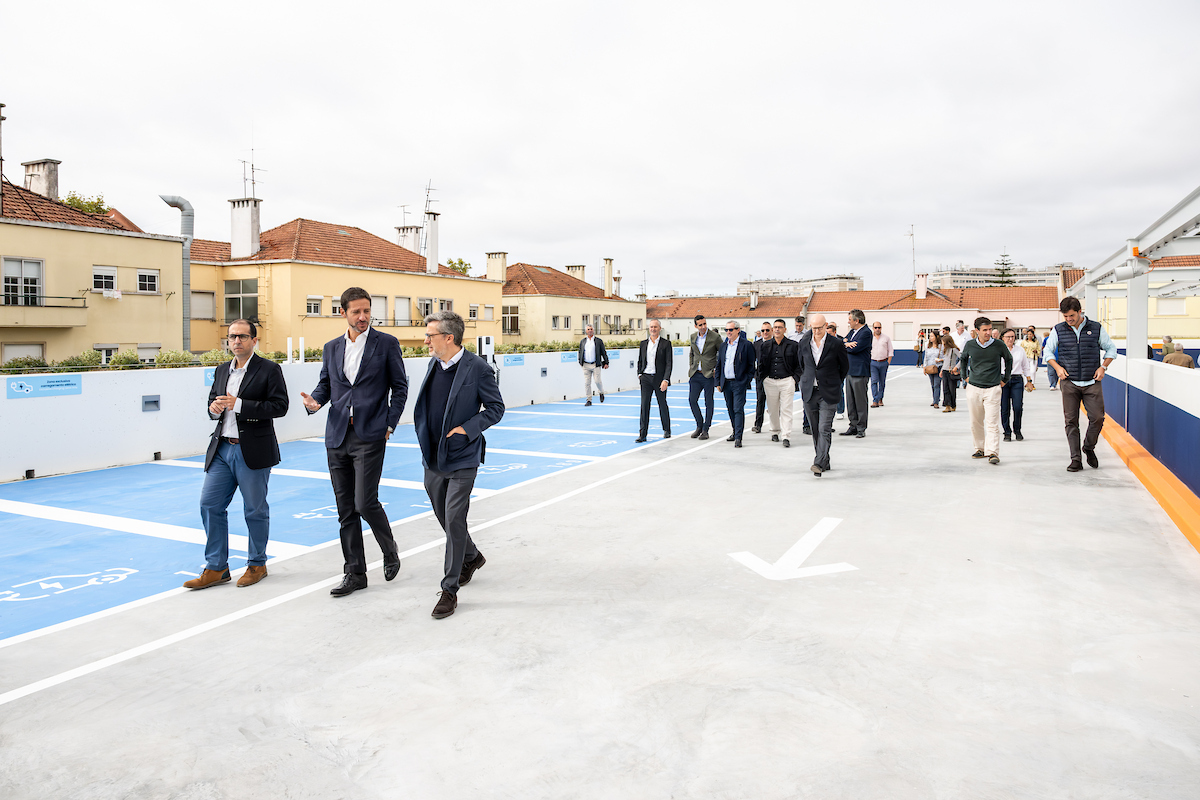 "This new facility will increase the availability of parking in Alvalade," said Carlos Moedas