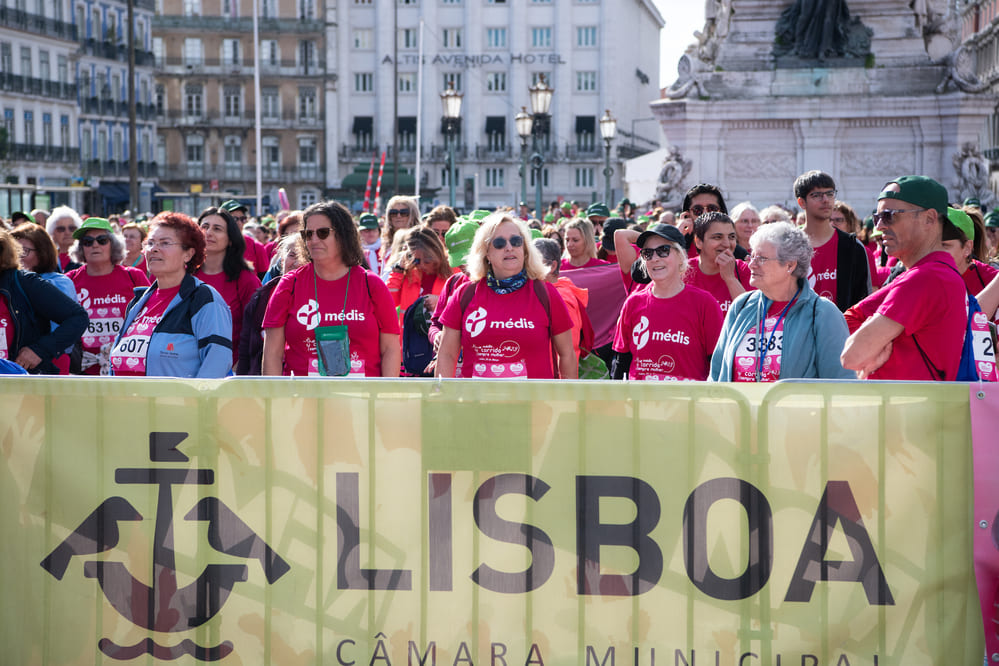 A Corrida Sempre Mulher é apoiada pela Câmara Municipal de Lisboa
