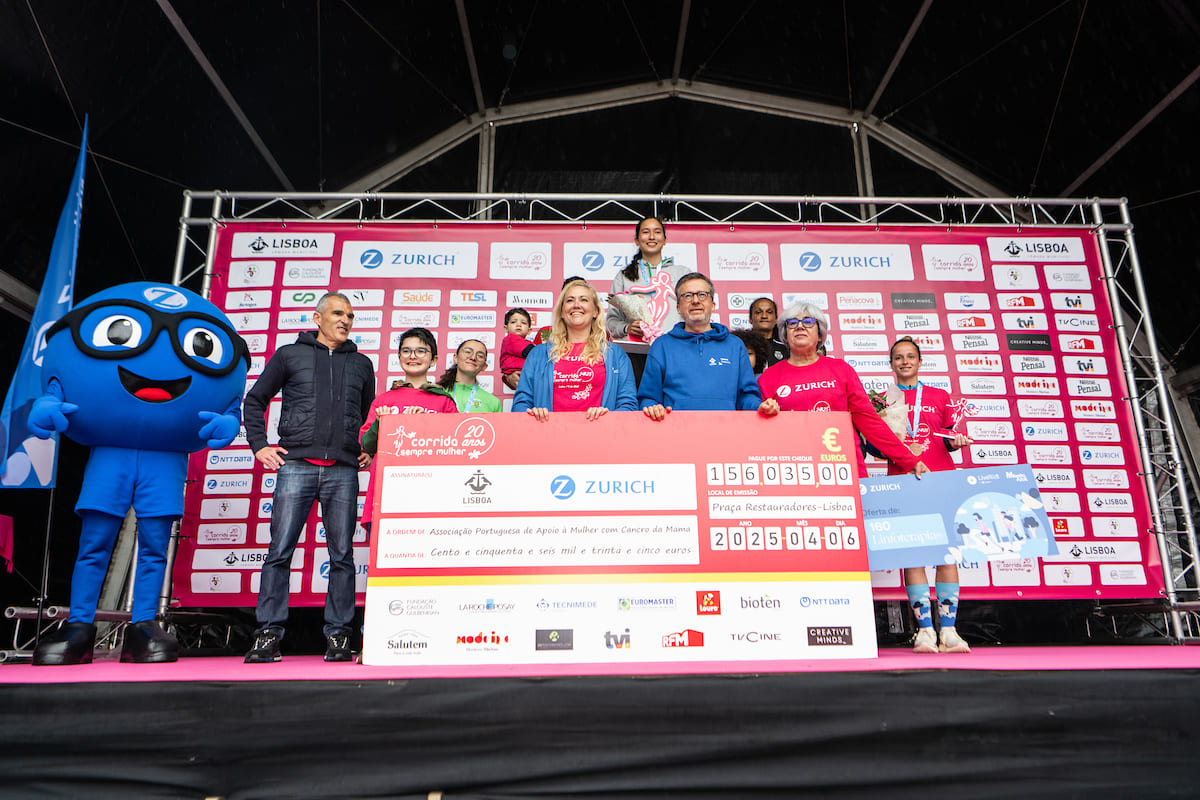 A Corrida Sempre Mulher angariou mais de 156 mil euros para a Associação Portuguesa de Apoio à Mulher com Cancro de Mama
