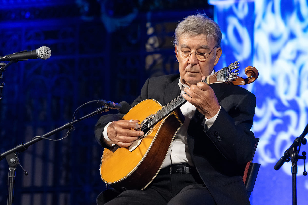 António Chainho no seu último concerto - Praça do Município, em Lisboa