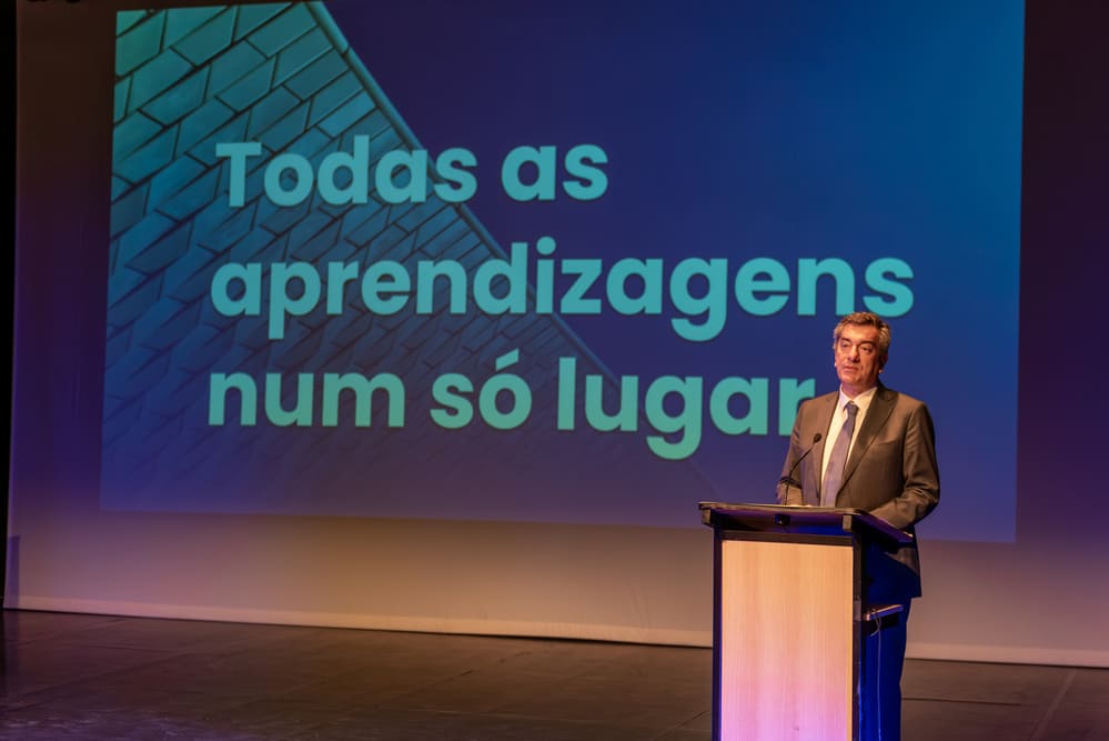 Filipe Anacoreta Filipe no lançamento oficial de "Lisboa Cidade da Aprendizagem"