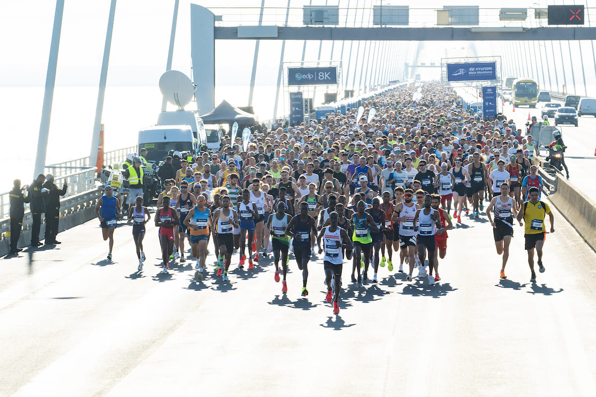Eighteen thousand athletes at the start of the half and mini-marathons - Ponte Vasco da Gama