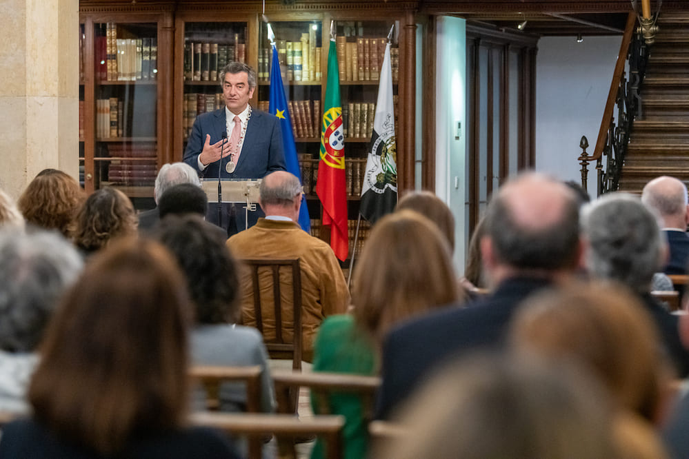 Filipe Anacoreta Correia no lançamento da rede "Lisboa Cidade da Aprendizagem" - Sala do Arquivo dos Paços do Concelho