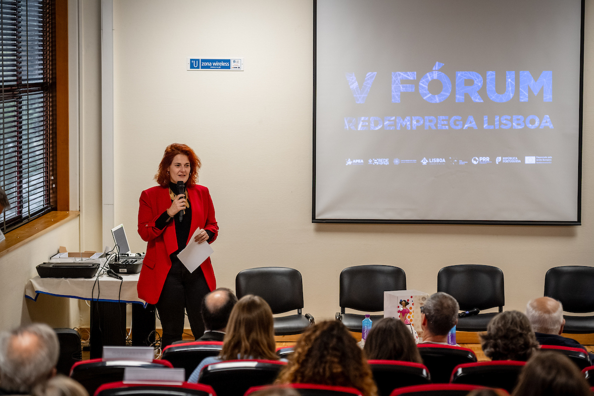O V Fórum RedEmprega Lisboa contou com a presença da vereadora Maria Luísa Aldim