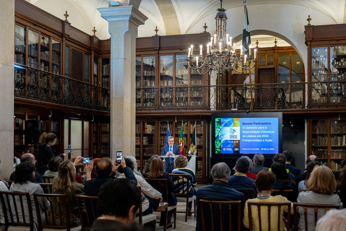 Carlos Moedas, na abertura da sessão participativa: “O Caminho para a Neutralidade Climática de Lisboa até 2030: Compromisso e Ação”