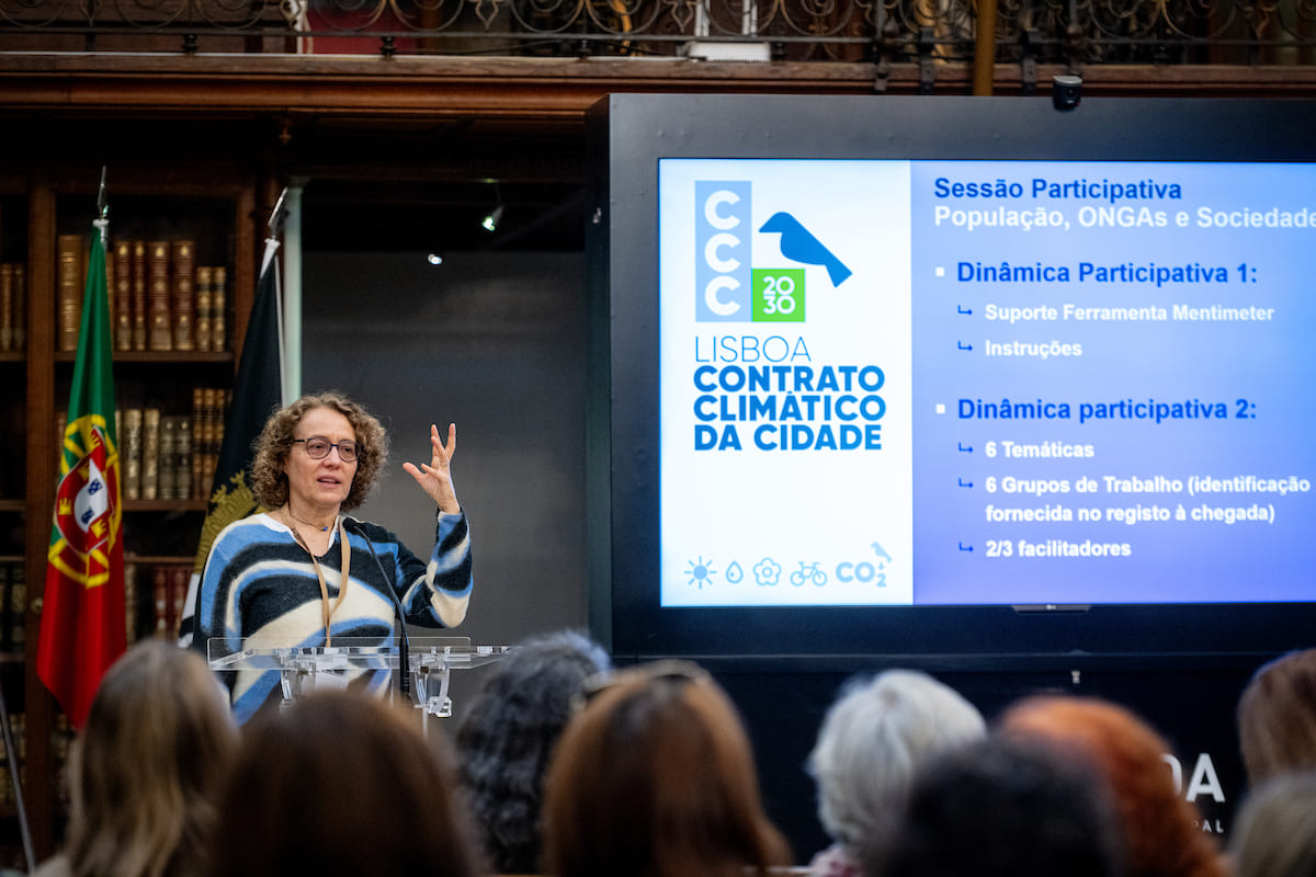 Sessão participativa: “O Caminho para a Neutralidade Climática de Lisboa até 2030: Compromisso e Ação” - Paços do Concelho