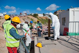 The team before entering the canyon