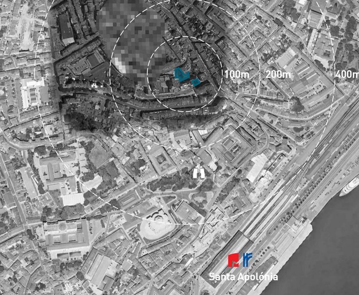 Santa Engrácia - São Vicente (mapa)