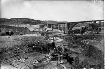 Works to cover the Alcântara stream